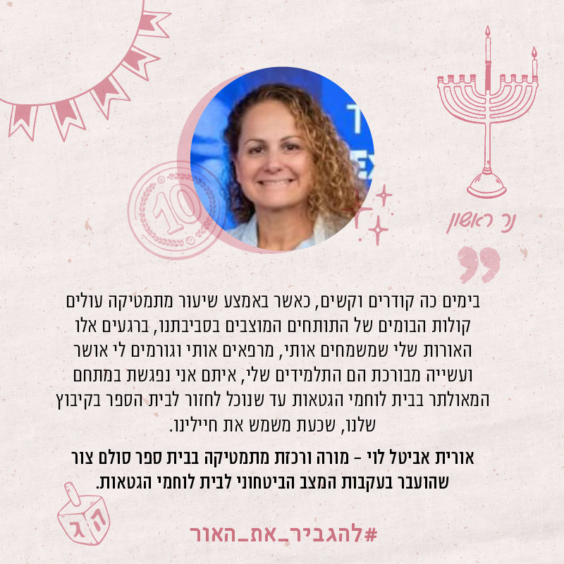 נר ראשון - אורית אביטל לוי